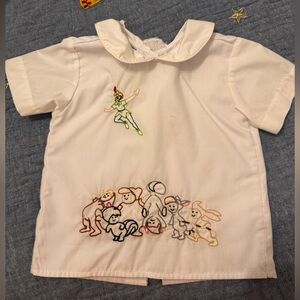 Peter Pan Embroidered Top